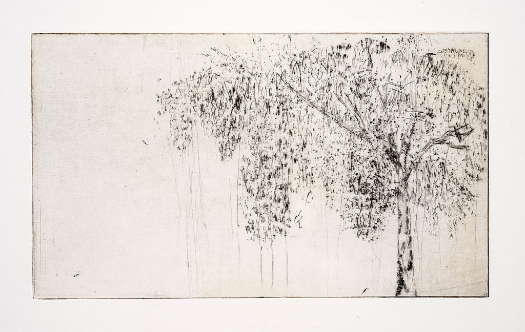Station XIII (Descent), 2010 Drypoint etching and spit bite aquatint 4 1/2 x 7 3/4 in. (11.5 x 19.8 cm.)