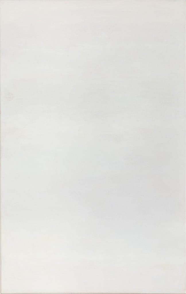 Rose, 2019 Tempera on canvas 65 x 41 in. (165 x 105 cm.)