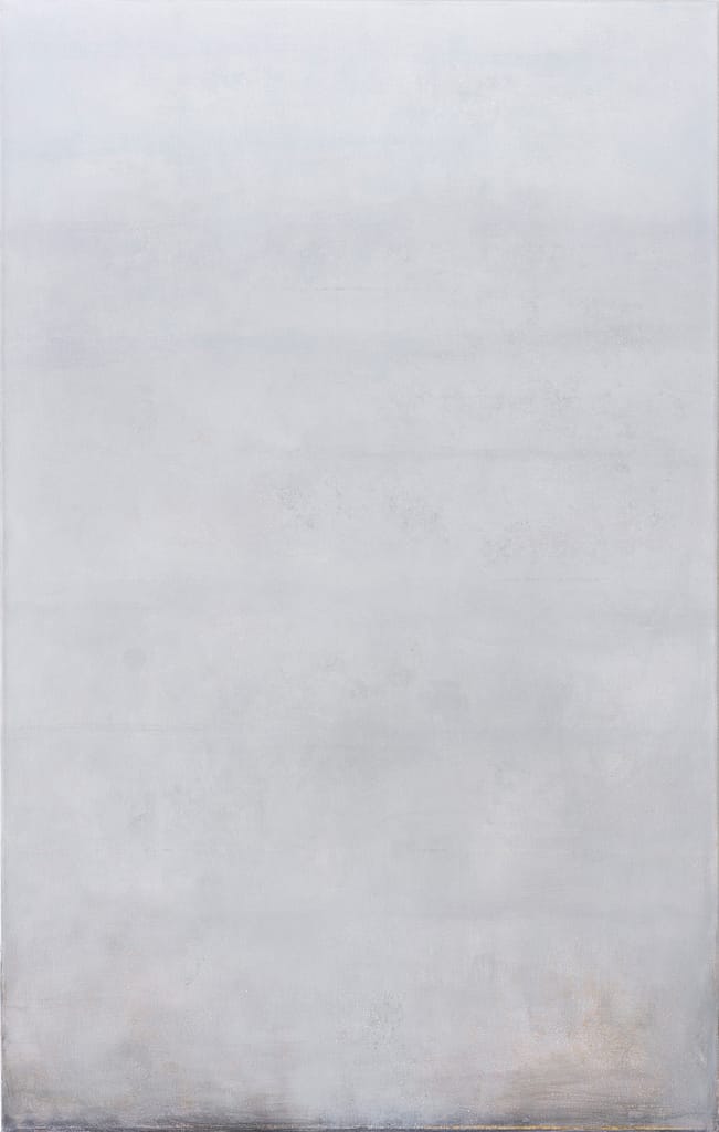 Himmelsleiter, 2017 Tempera on canvas 63 x 41 in. (160 x 105 cm.)
