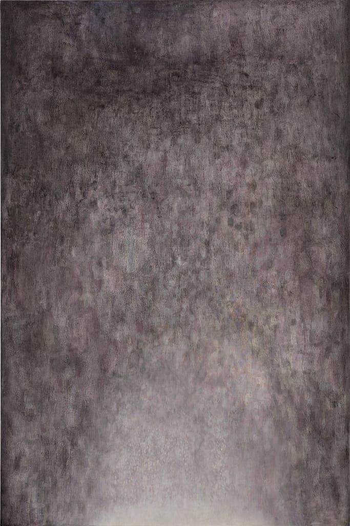 Station XIII, 2008-18 Tempera and marble dust on canvas 99 x 66 in. (251.5 x 167.6 cm.)