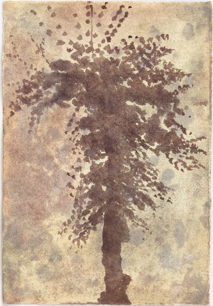 Study for Himmelseleiter #12 (Goethestraße), 2015 Watercolor on paper. 10 1/4 x 7 in. (26 x 17.7 cm.)