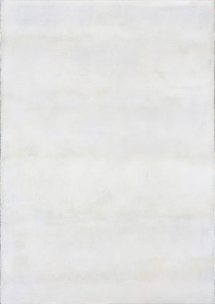 Step, 2018 Tempera on canvas 75 x 51 in. (190 x 130 cm.)