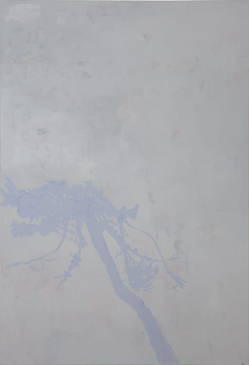 Exile, 2017 Tempera on canvas 75 x 51 in. (190 x 130 cm.)
