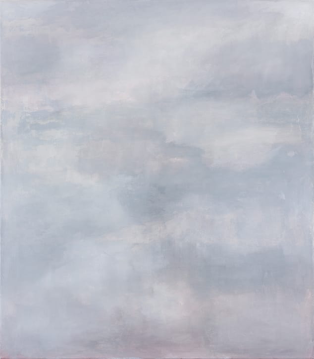 Grave, 2017 Tempera on canvas 63 x 55 in. (160 x 140 cm.)