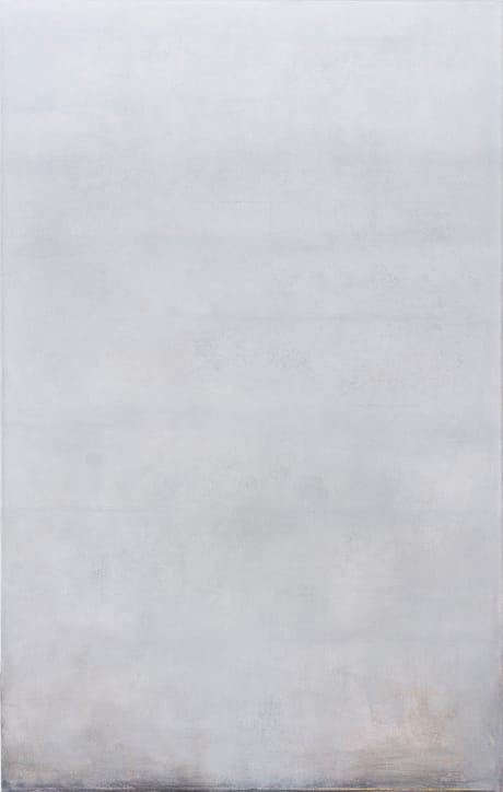 Himmelsleiter, 2017 Tempera on canvas 63 x 41 in. (160 x 105 cm.)