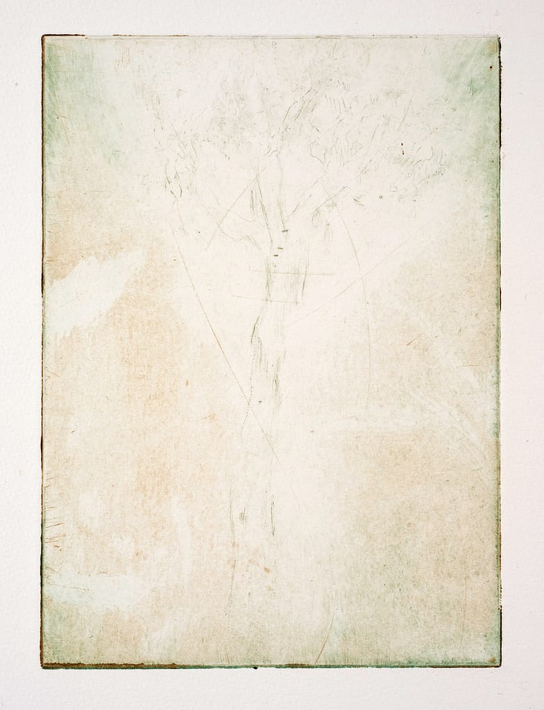 Station XV (Resurrection), 2010 Drypoint etching and spit bite aquatint 5 5/8 x 3 3/8 in. (14.4 x 8.6 cm.)