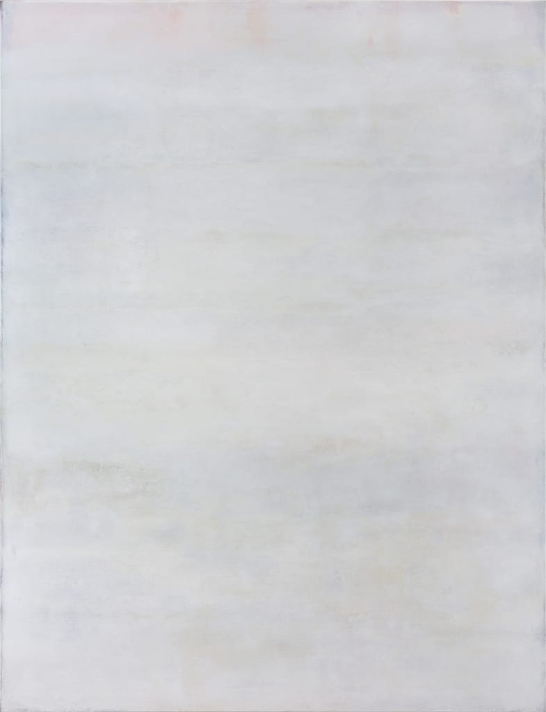 Lift, 2018 Tempera on canvas 118 x 90 1/2 in. (300 x 230 cm.)
