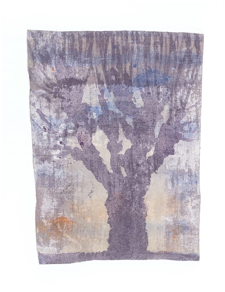 Czernowitz #102, 2018 Tempera and wax on linen 8 1/2 x 6 1/2 in. (22 x 16 cm.)