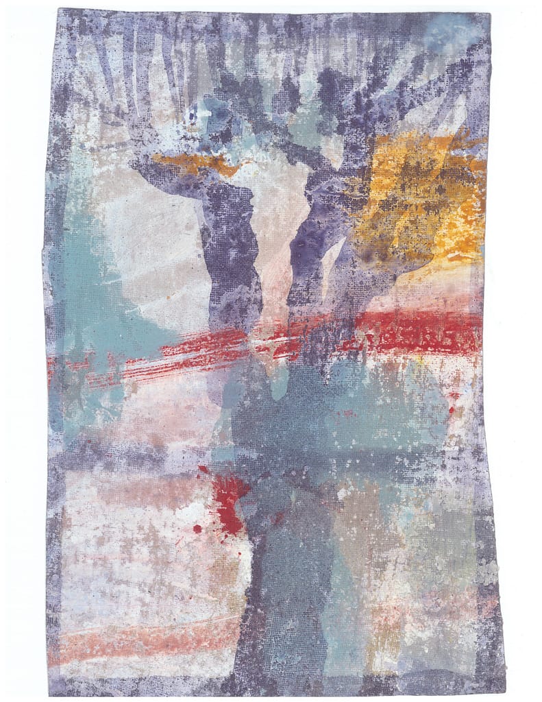 Czernowitz #48, 2018 Tempera and wax on linen 10 1/2 x 7 in. (27 x 18 cm.)
