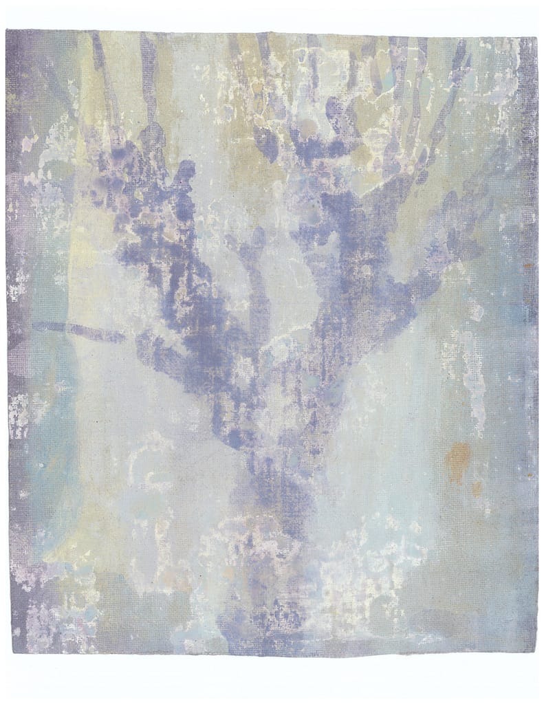 Czernowitz #63, 2018 Tempera and wax on linen 9 3/4 x 8 1/4 in. (24.5 x 21 cm.)
