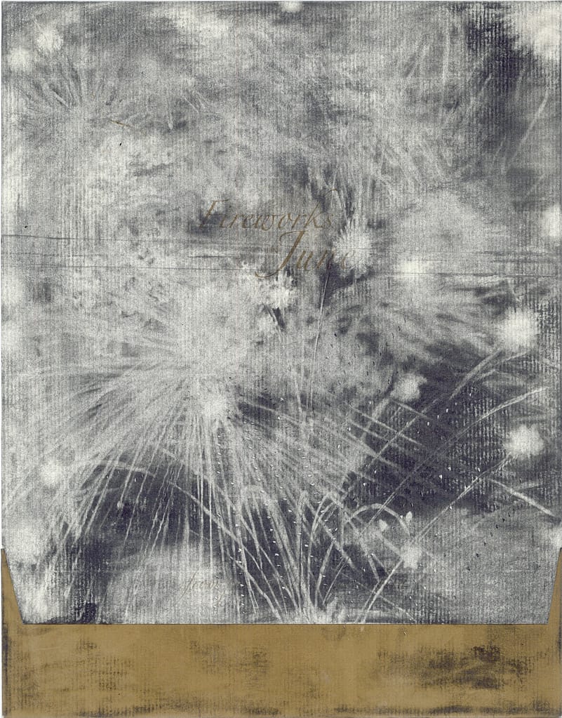 Study for Fireworks #7, 2005 Graphite on paper 11 1/2 x 9 in. (29 x 23 cm.)