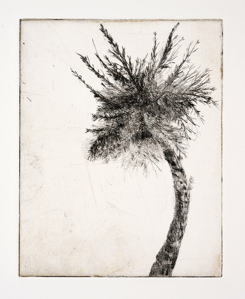 Station VII (Fall #2), 2010 Drypoint etching and spit bite aquatint 5 3/4 x 4 3/8 in. (14.5 x 11.2 cm.)